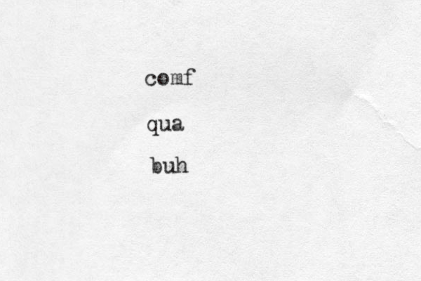 comf qua buh