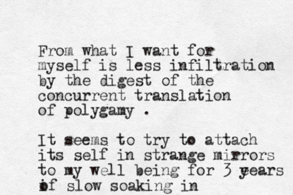 From what I want for myself is less infiltration by the digest of the concurrent translation of polygamy . It seems to try to attach its self in strange mirrors to my well being for 3 e years if o slow soaking in 