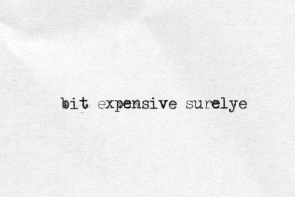 bit expensive v surelye 