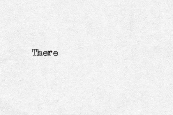 There