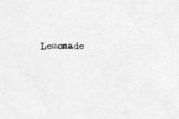 Lemonade