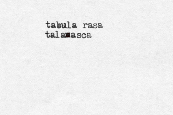 tabula rasa talamasca
