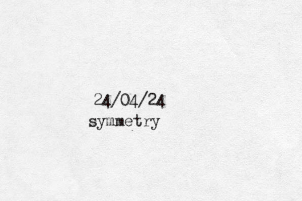 24/04/24 symmetry