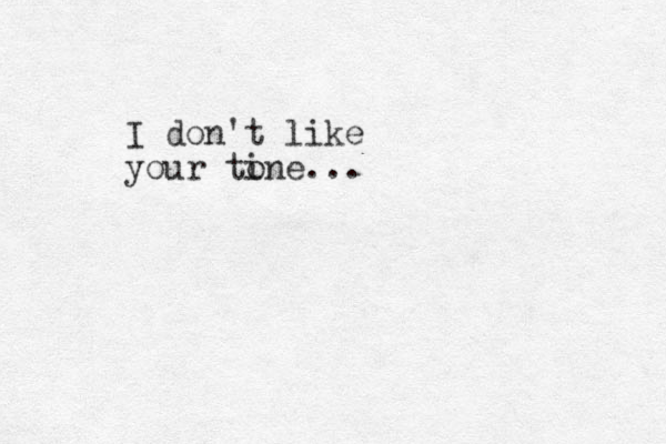 I don't like your ti one...