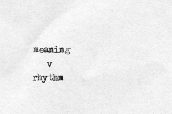 meaning v rhythm 