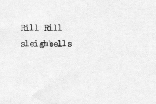Rill Rill sleighbells