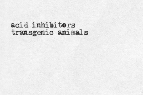 acid inhibitors transgenic animals 