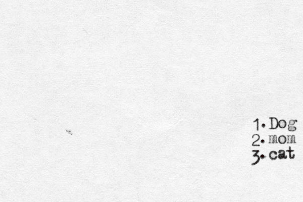 1 2 3 .Dog .mom .cat 