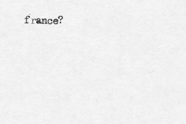 france?