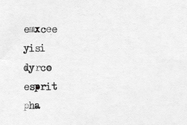 emxcee yisi dyrco esprit pha