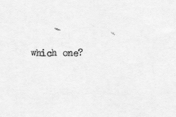 which one?