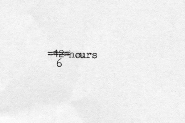 12 hours ---- ---- 6
