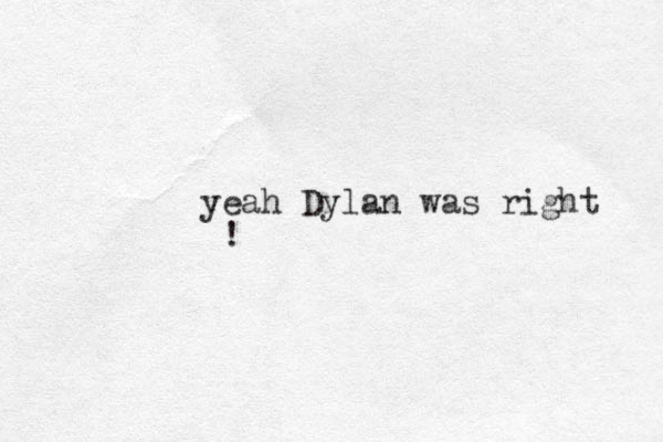 yeah Dylan was right !