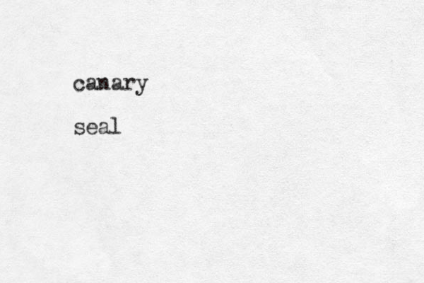 canary seal