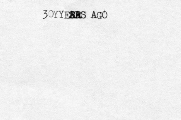30Y YES RA ARS AGO 