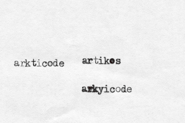 artikos arkyicode arkticode