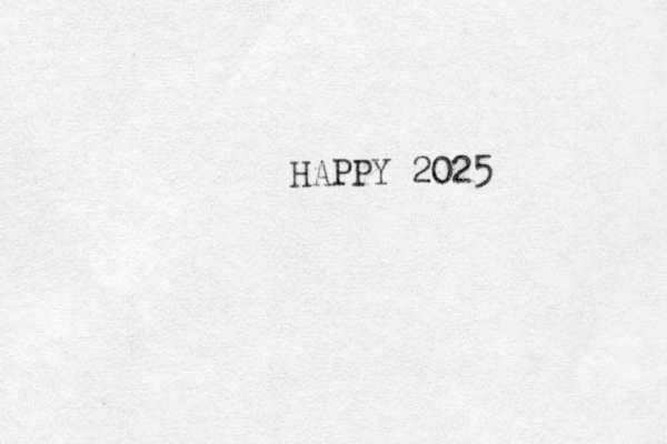 HAPPY 2025 