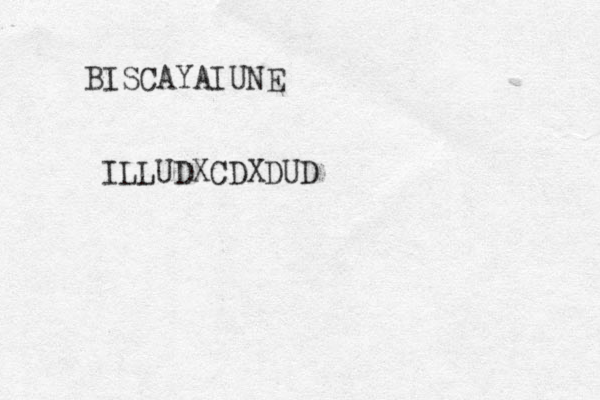 BISCAYAIUNE ILLUDXCDXDUD