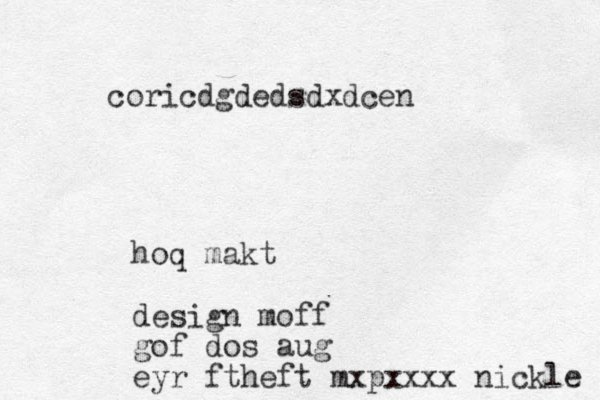 coricdgdedsdxdcen hoq makt design moff gof dos aug eyr ftheft mxpxxxx nickle 