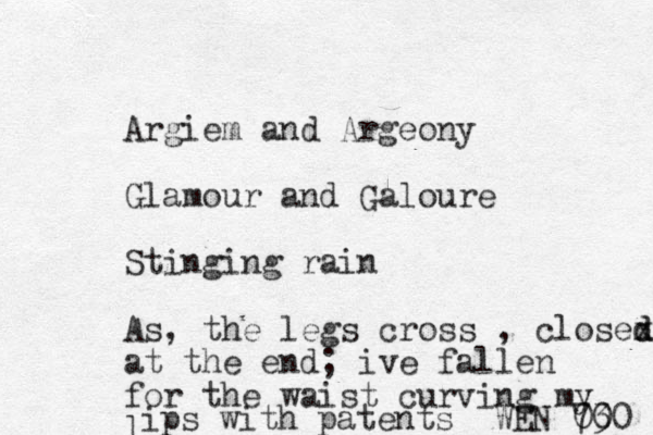 Argiem and Argeony Glamour and Galoure Stinging rain As, the legs cross , closex d d at the end; ive fallen for the waist curving my l ips with patents WEN 7 3 000 