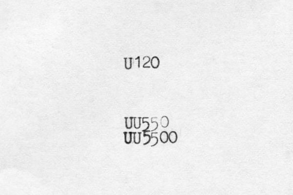 U120 UU550 UU5500