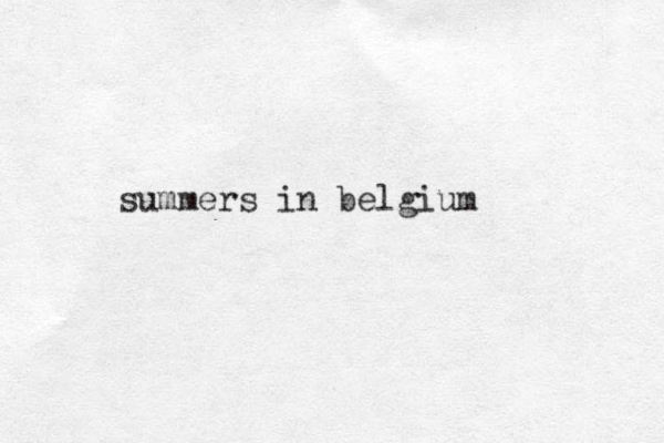 summers in belgium