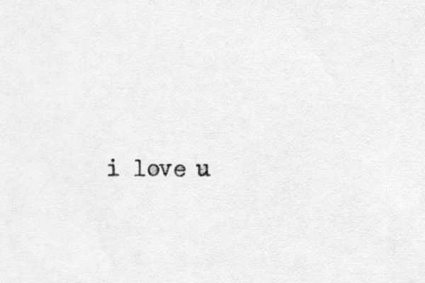 i love u