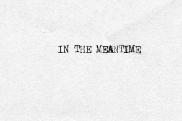 IN THE MEANTIME 