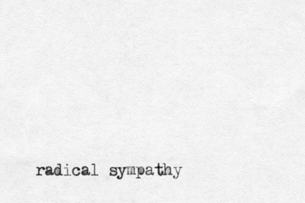 radical sympathy