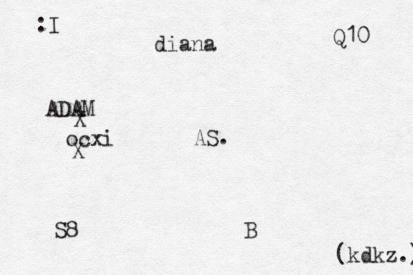 ADAM AS. ocxi X X S8 B Q10 diana :I (kdkz.) 