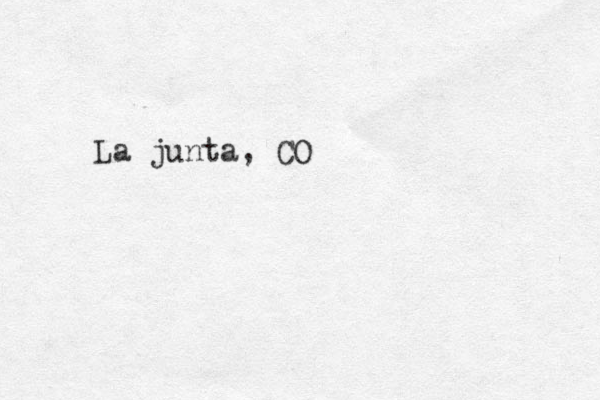 La junta, CO