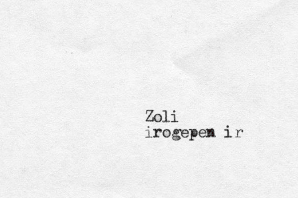 Zoli irogepen ir 