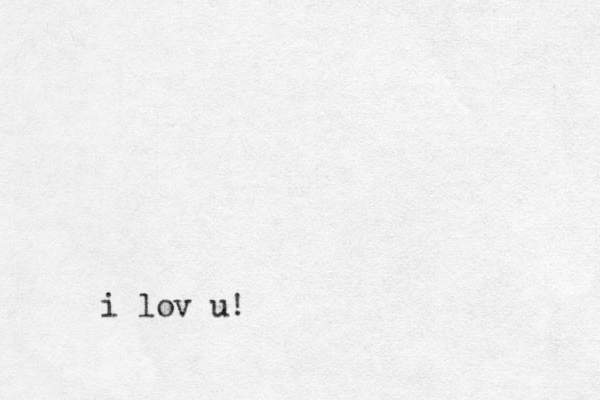 i lov u!