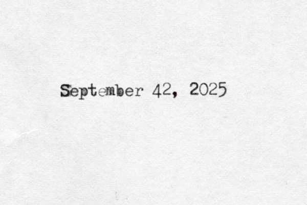 September 42, 2025