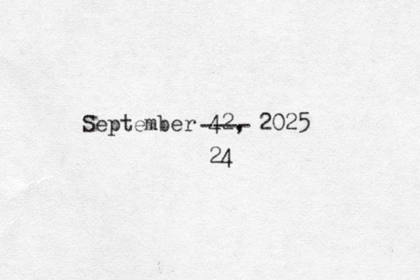 September 42, 2025 ---- 24 