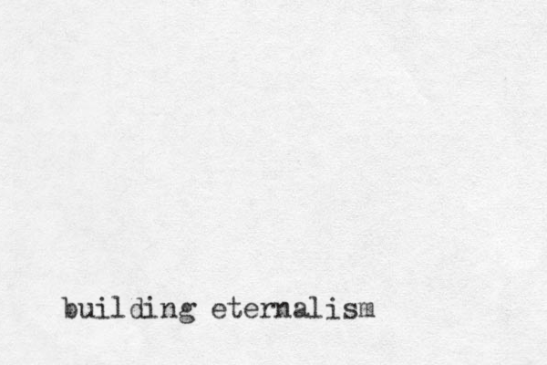 building eternalism