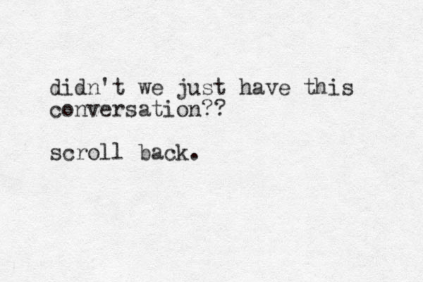 didn't we just have this conversation?? scroll back.