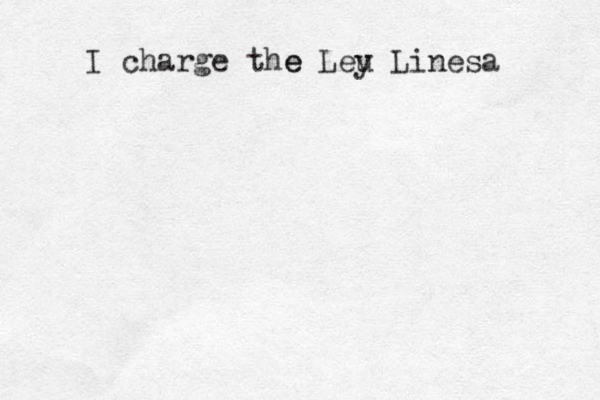 I charge the e Leu y Linesa 