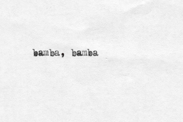 bamba, bamba 