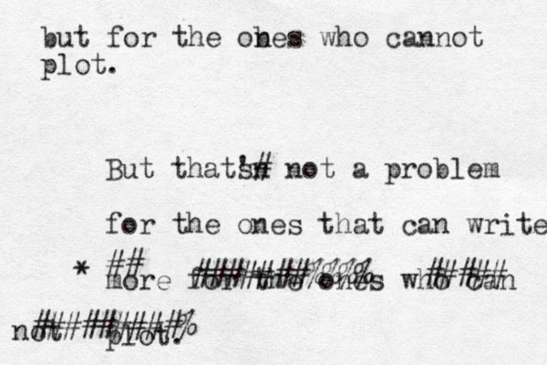 But thats 's n # not a problem for the ones that can write more for the ones who can plot. not * but for the ob nes who cannot plot. ## #######%%%% ##### #########%