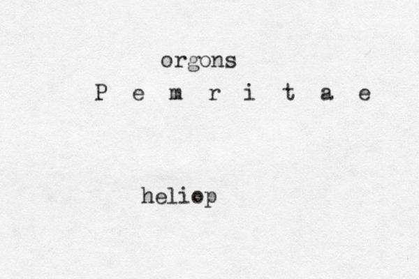 heliop orgons P e m r i t a e 