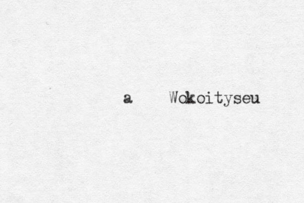 a Wokoityseu 