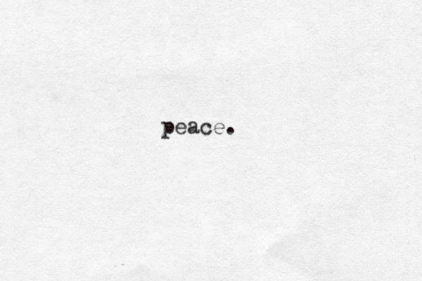 peace.