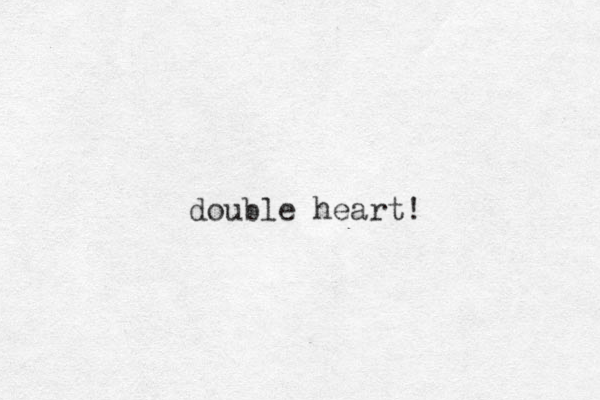 double heart!