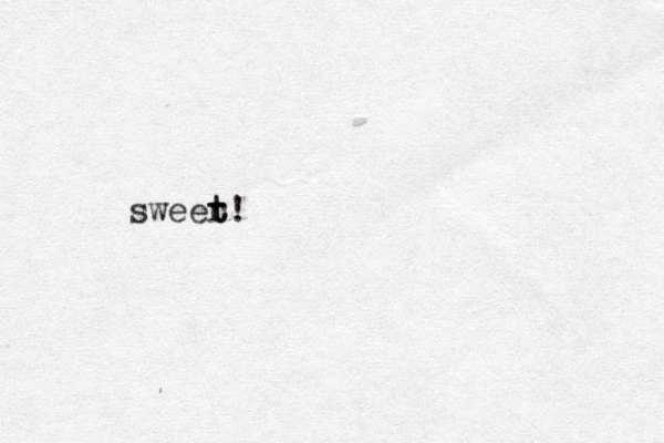 sweer t t! 