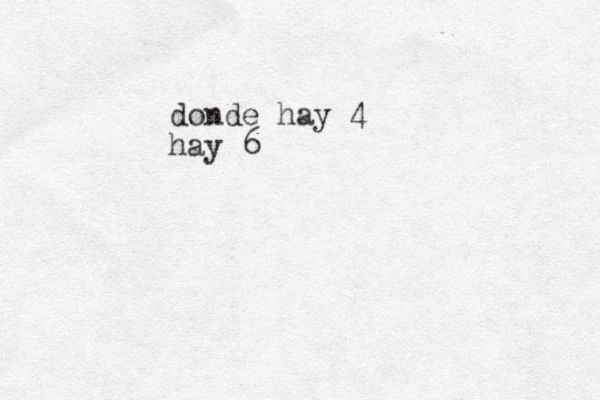 donde hay 4 hay 6