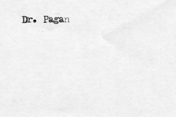 Dr . Pagan 