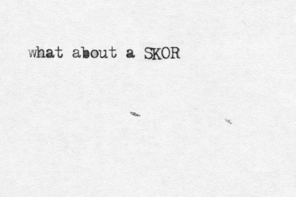 what about a SKOR 