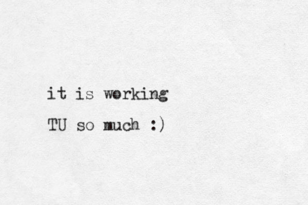 it is working TU so much :)