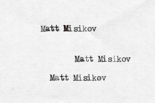 Matt Misikov Matt Misikov Matt Misikov 